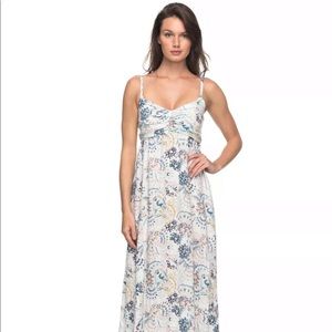 NWT ROXY Brilliant Stars Strappy Maxi Dress